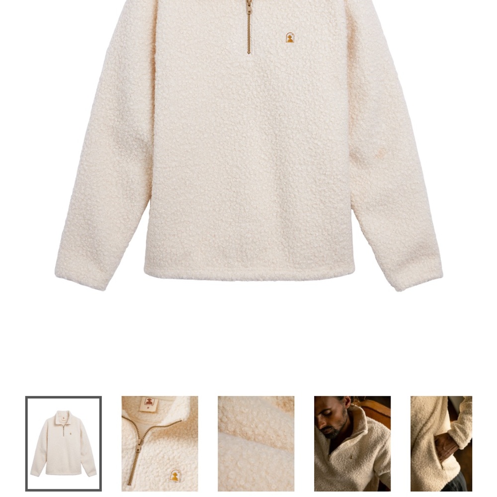 Elegant Cream Teddy Jacket by